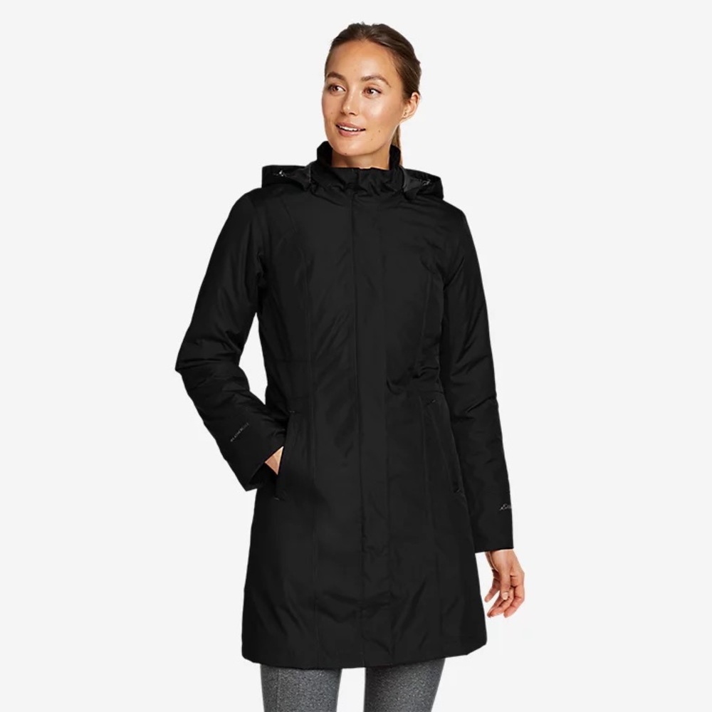 Eddie Bauer “Girl on the Go” Insulated Trench Raincoat